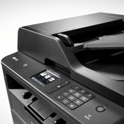 Multifuncion Brother MFC-L2750DW 4 en 1 (impresora, copiadora, escaner y fax) con NFC, alta velocidad de impresion y maximo ahorro con todas las funciones duplex y el toner XL disponible.
